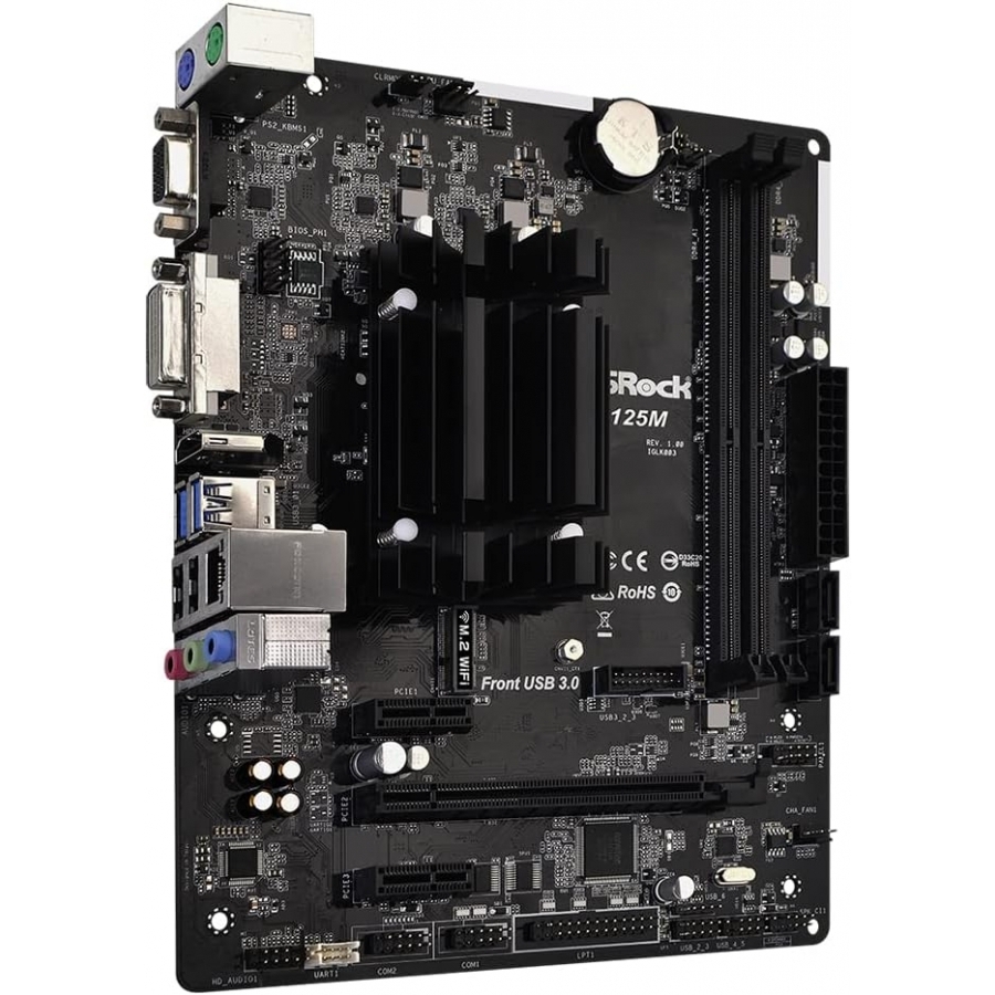 ASRock scheda madre MB J4125M CPU-ON-BOARD DDR4